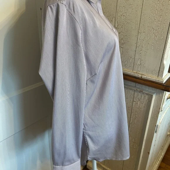 Banana Republic Tailored Fit Pinstripe Shirt - Picture 7 of 12